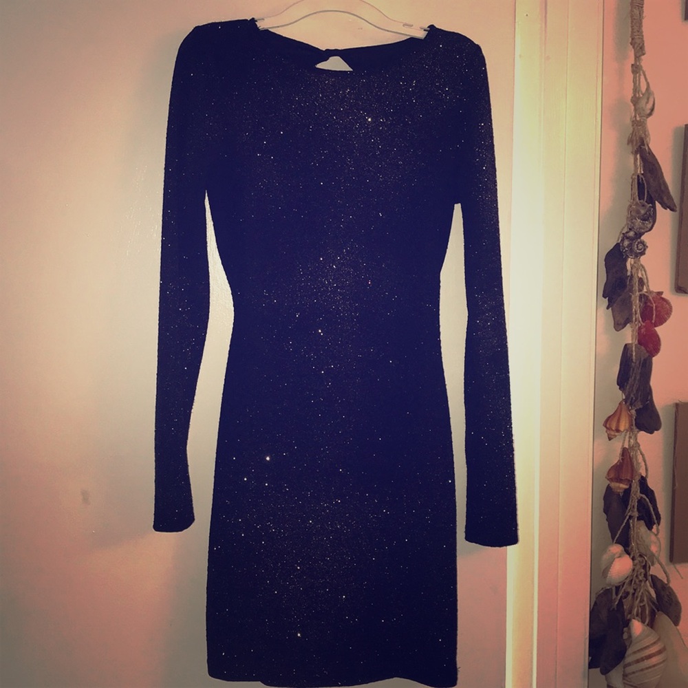 Windsor Black & Glitter Get up Dress